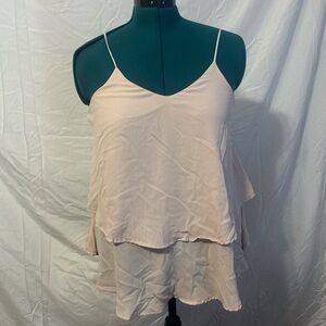 Mossimo Supply Co. Light Pink Layered Camisole
